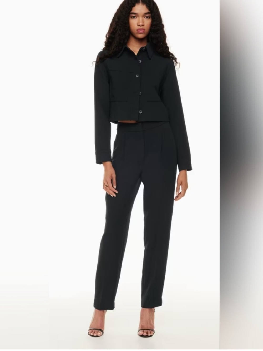 NWT Wilfred Aritzia Ibiza Trousers Black Size 8